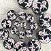 Mystic Metals Body Jewelry Screw on Plugs - Vintage Floral Style 5 Picture Plugs - Sold As a Pair (2g (6mm))
