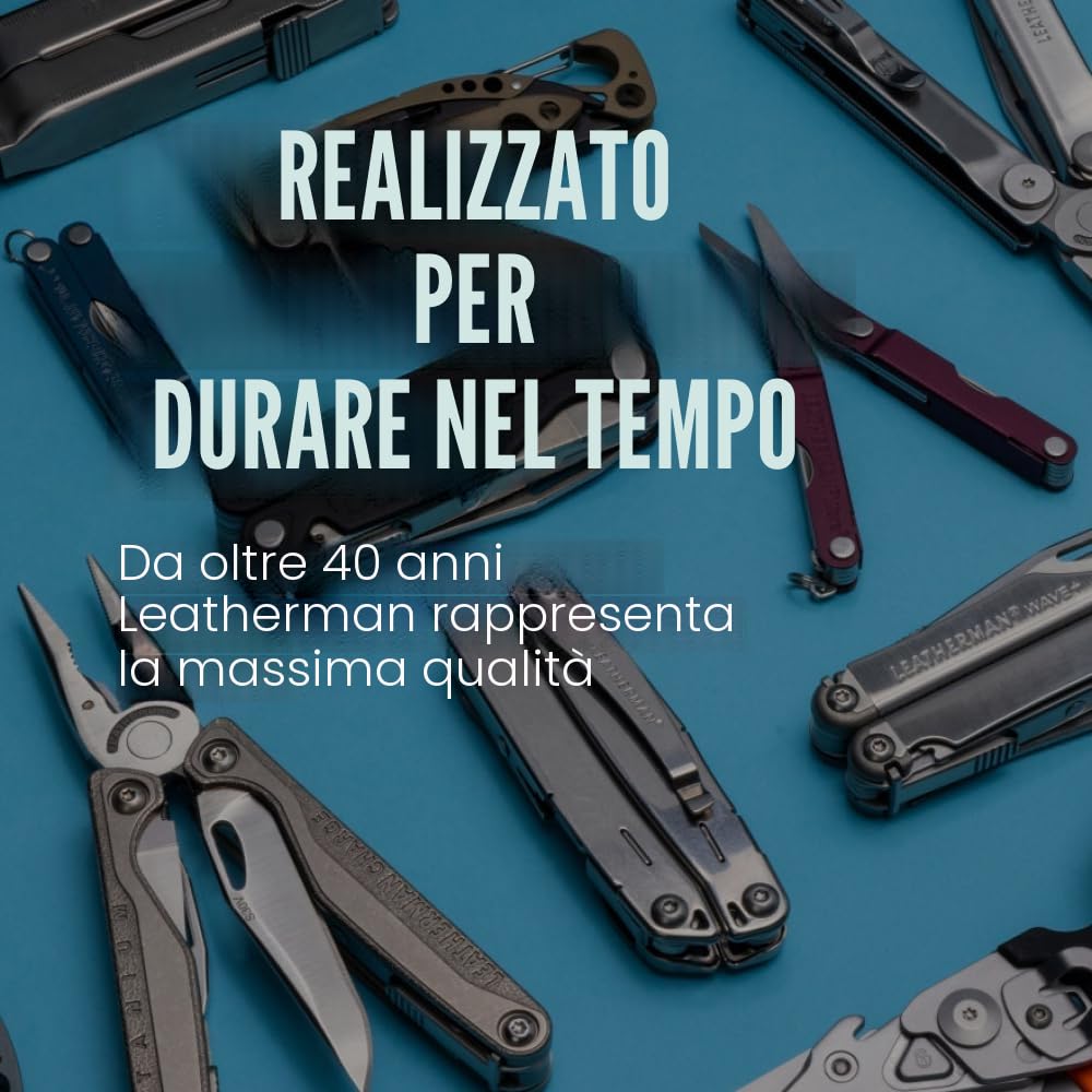 Leatherman Super Tool 300 - Multiutensile 19 in 1 Argento