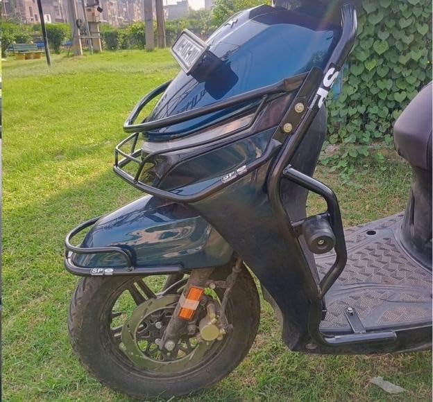Image of Crash Guard for TVS Jupiter 113 CC BS6 Perfect FITTMENT for This Model TVS Jupiter 113 CC BS6 Heavy Quality Metal with Premium Powdered Coating