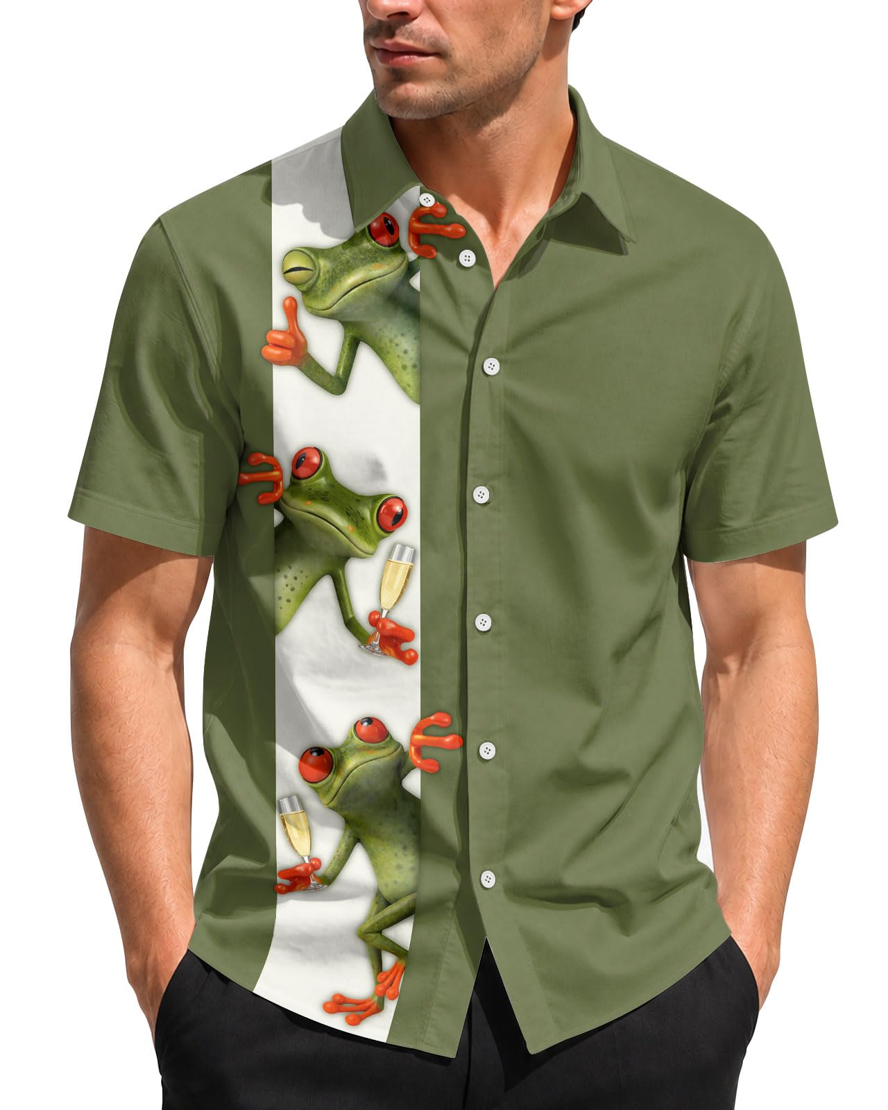 99TIMORO Movie Characters Halloween Shirt for Men Short Sleeve Top