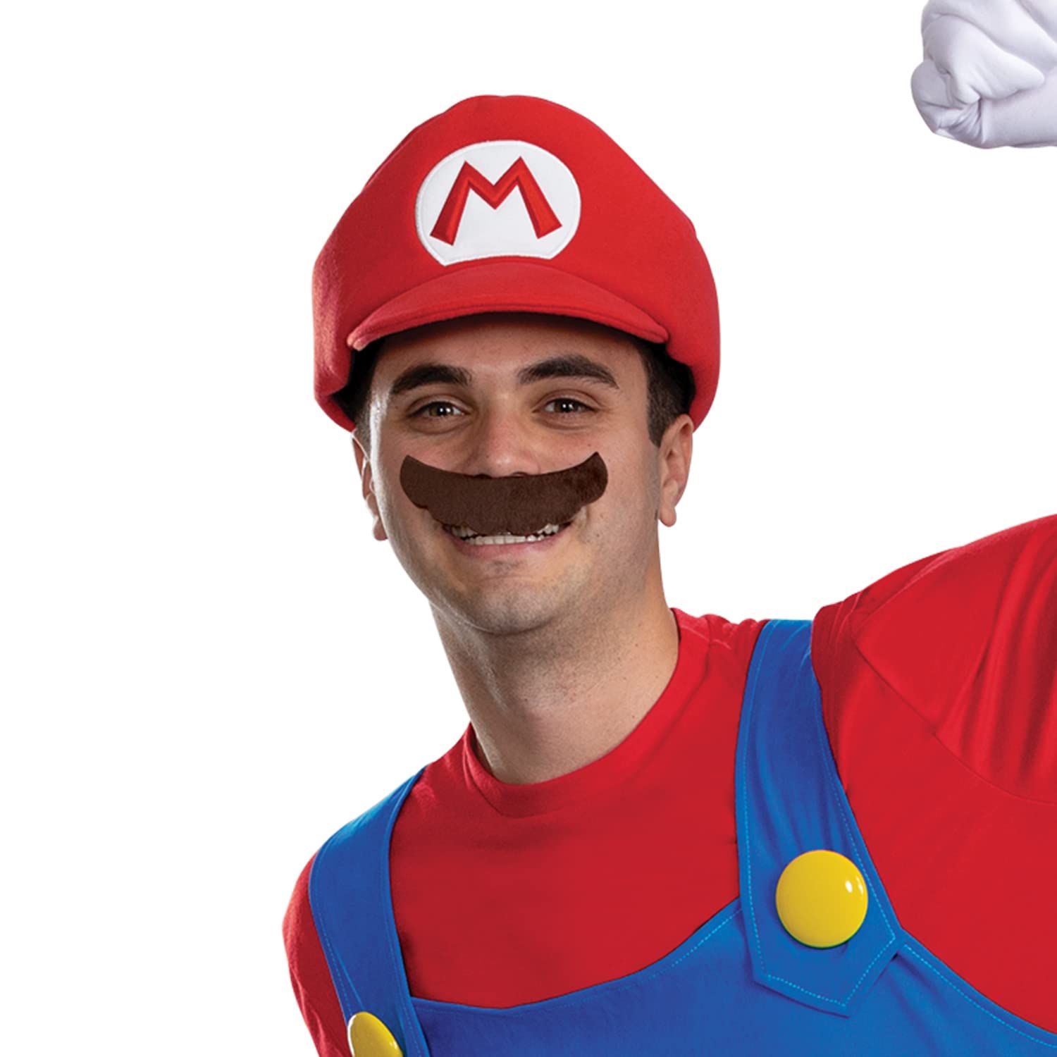 Kostium Mario, oficjalny kostium i akcesoria dla dorosłych Super Mario, unisex