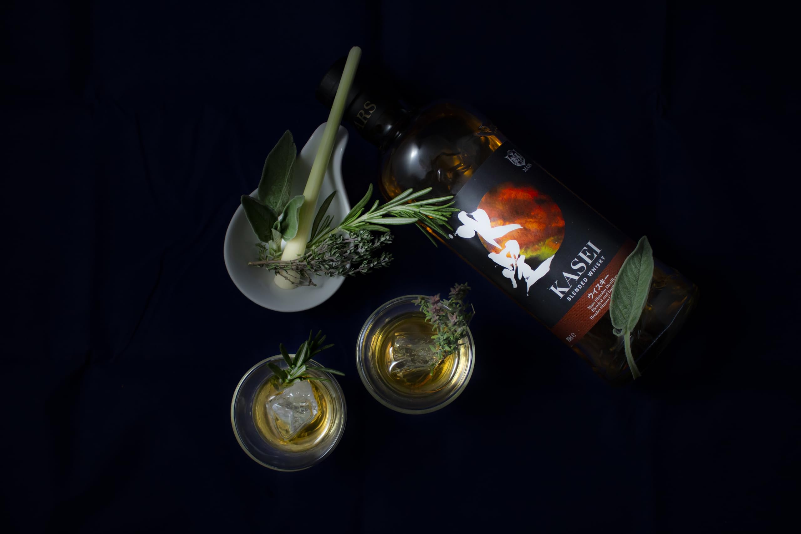 MARS - Kasei - Blended Whisky- 40% Alcool - Origine: Japon/Honshu - Notes de Fleurs Blanches & Fruits Noirs - 70 cl