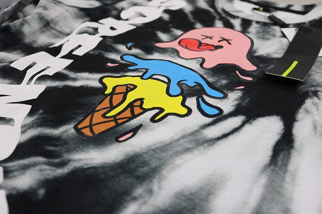 Screenshotbrand Mens Urban Hip Hop Premium Tie Dye Fleece - Pullover Active Urbanwear Street Fashion Crew Neck Sweatshirt - Image 4