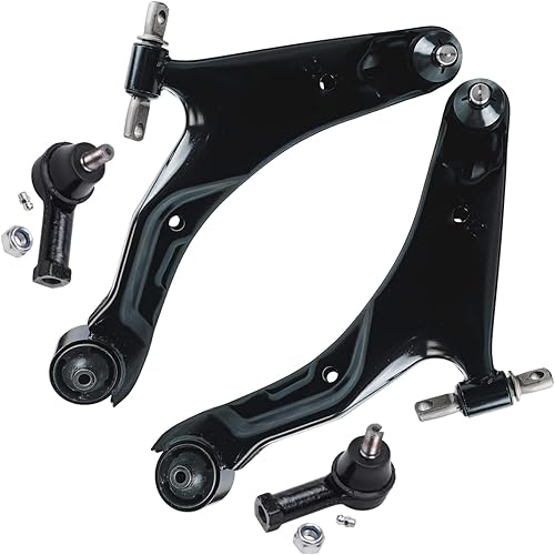 Miniatura 475 de Detroit Axle - Kit de brazos de control delanteros de 4 piezas para Chevrolet Aveo Aveo5 Pontiac G3 Wave Wave5 Suzuki Swift+, 2 brazos de control