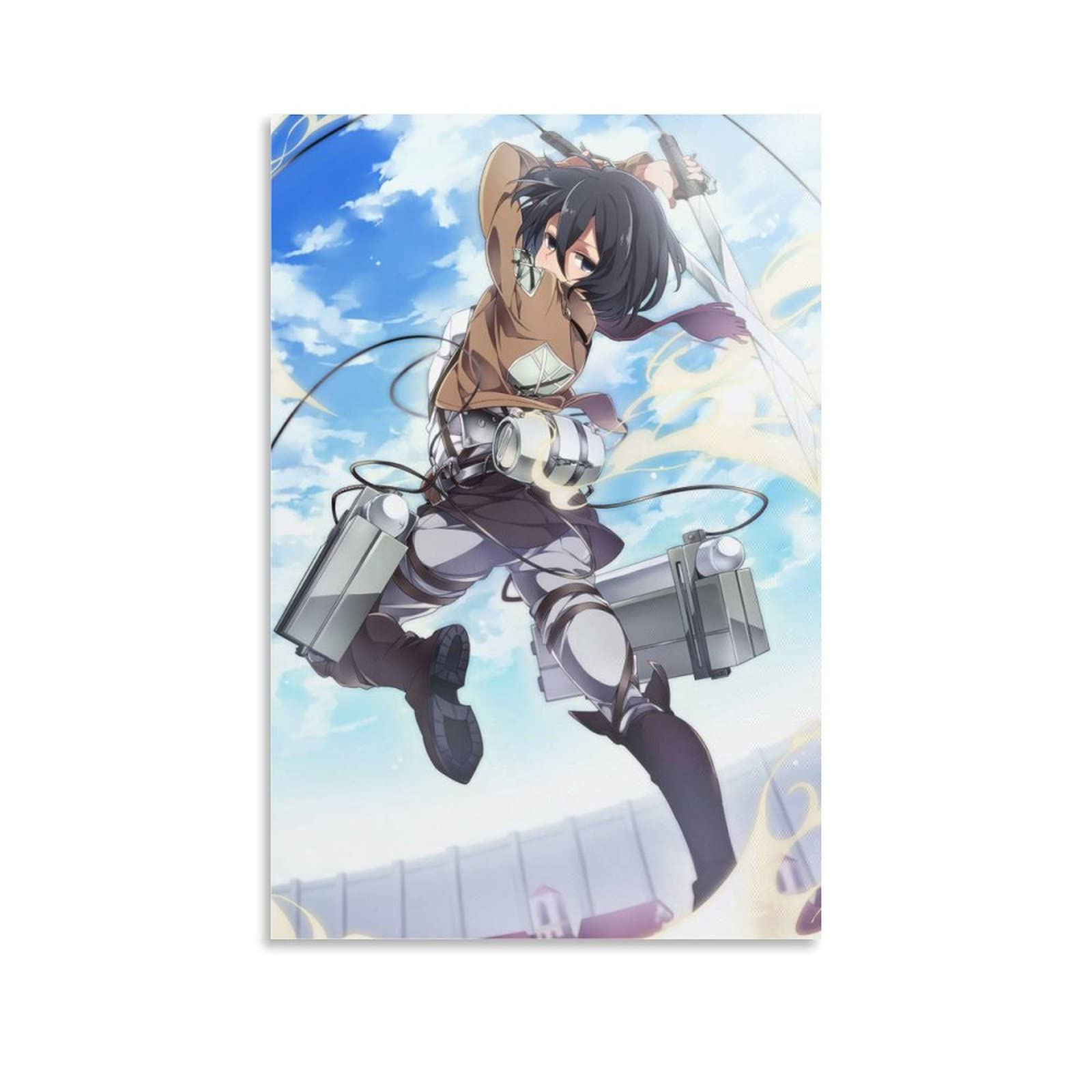 進撃の巨人 ミカサ A4 アートポスター Amazon.co.jp: 進撃の巨人 ミカサ アニメポスター 2 キャンバスアート