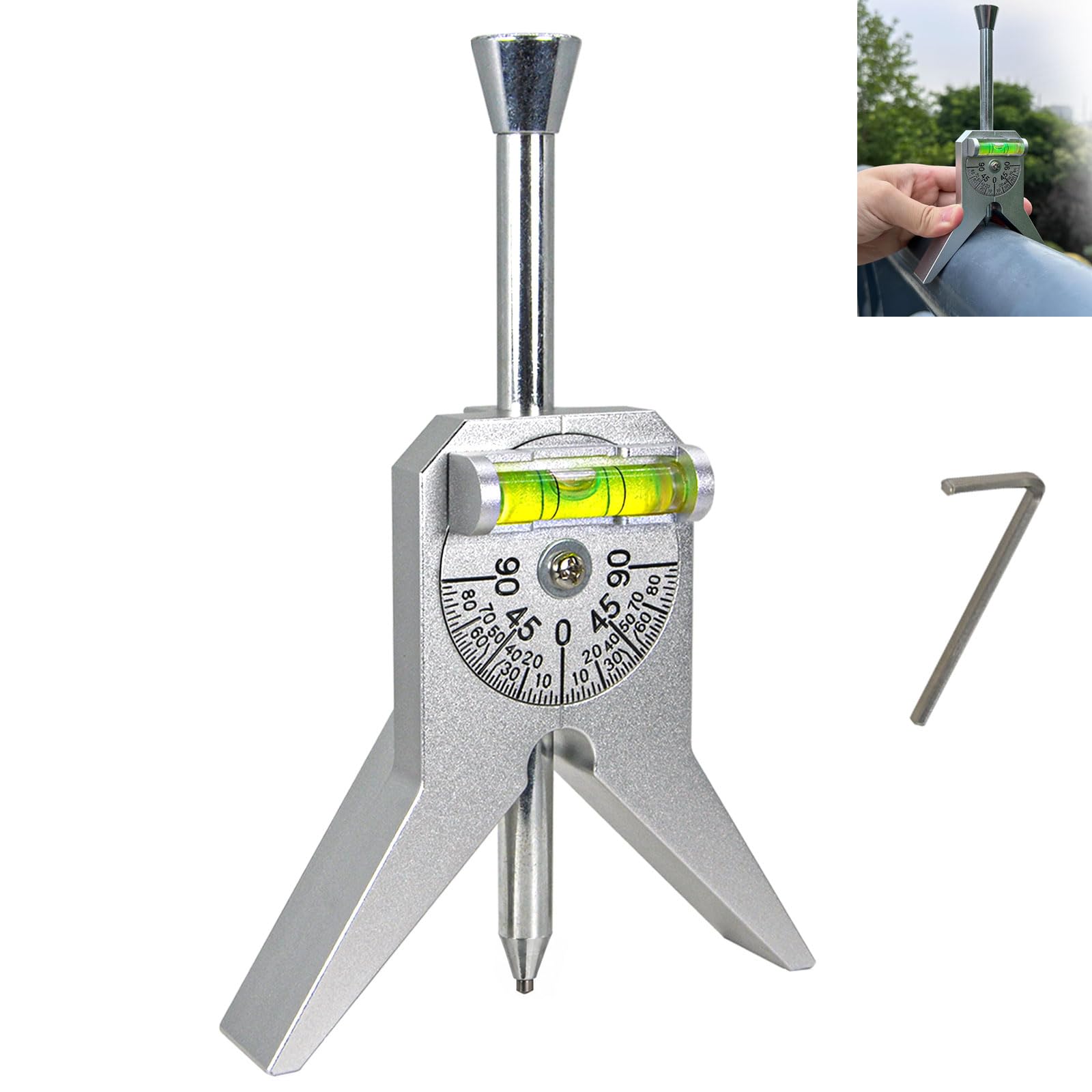 Upgraded Pipe Center Finder Measure 0.5"& up with 4" Y-Type Pipe Diameter — Amazon image 2