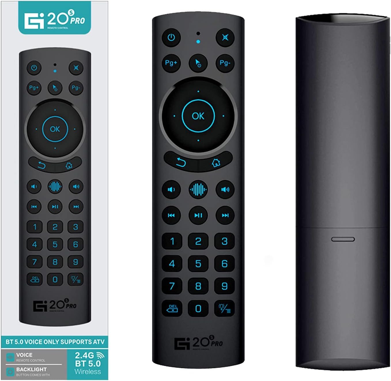G20BTS Pro Plus Gyroscope Air Mouse Remote Control with Infrared ...