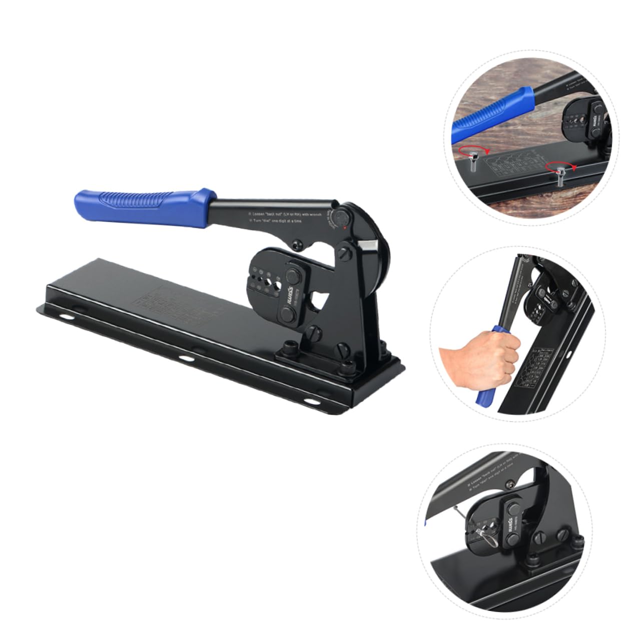 Alicates para Cables de Acero en Forma de 8, Crimpadora | Acero al Carbono, Alta Dureza y Resistencia al Desgaste, para Cables de Acero y Correas de Perro
