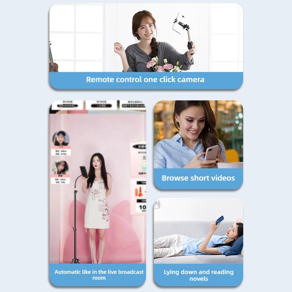 Bague de contrôle à distance Bluetooth pour tourner les pages Télécommande sans fil