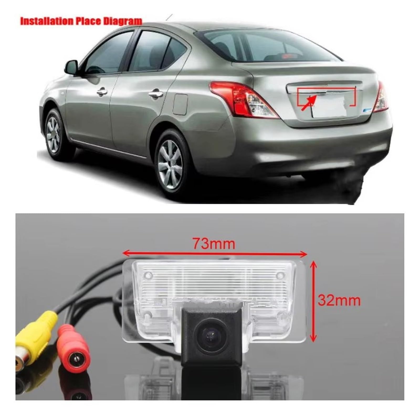 Camera Arrière pour Peugeot 206 207 Caméra Recul Voiture | 407 307 berline 307 SM 2016 caméra stationnement vue arrière voiture HD Vision nocturne
