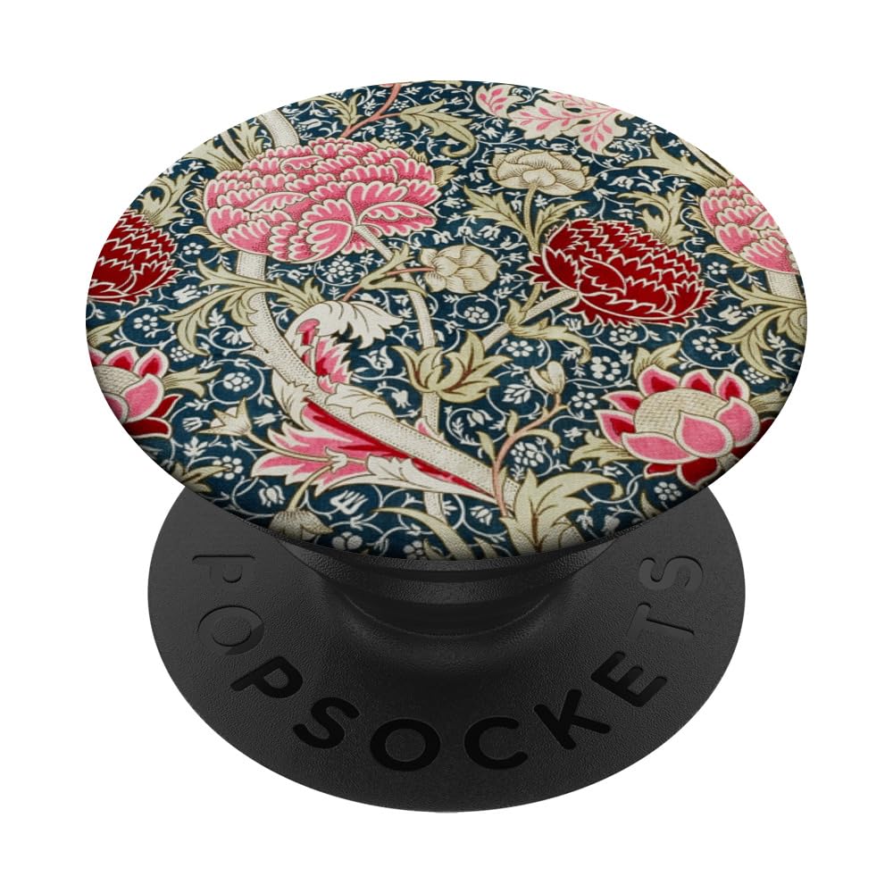 William Morris Cray Pattern Poster Vintage Tapestry PopSockets Swappable PopGrip