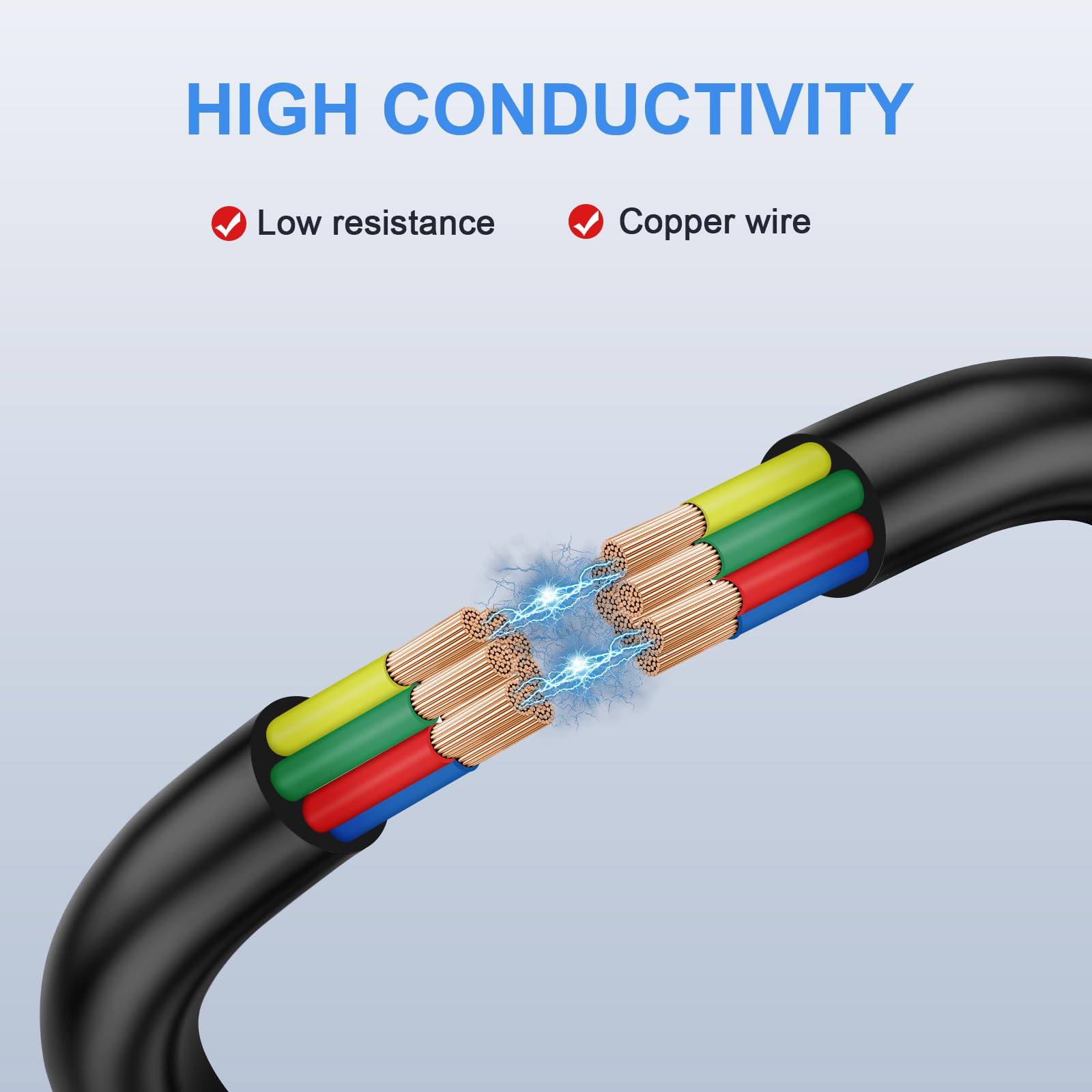 7 Conductores 0,75mm² 20 Metros Cable para Auto – Cable para Remolque Multiconductor, Conductor de Tierra Redondo, Negro, para Caravanas, Camiones, Remolques