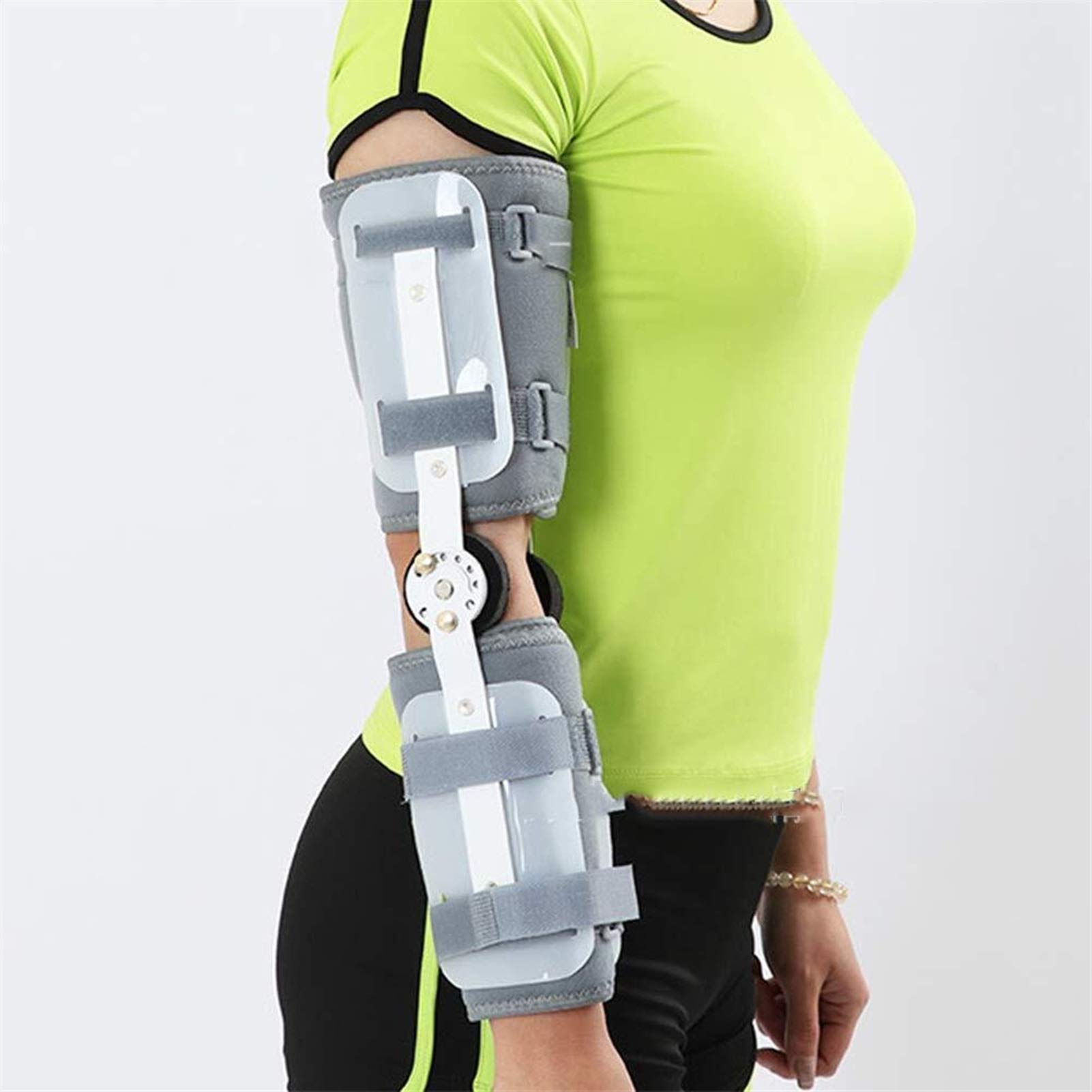 Ortesis De Soporte Articulado para Codo, Articulación Ajustable para Rehabilitación Después del Entrenamiento, Soporte De Fijación Externa para Extremidades Superiores.
