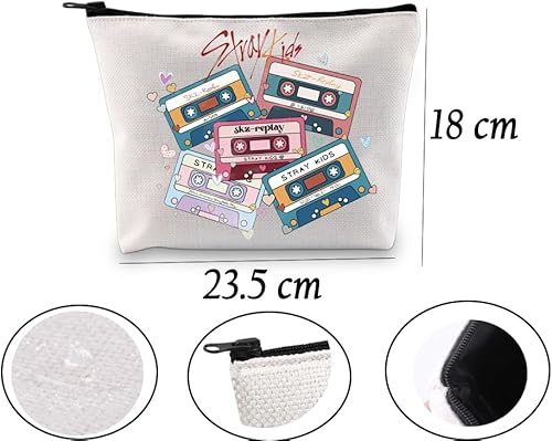 Miniatura 5 de UJIMS SKZ - Bolsa de lona para fanáticos del álbum SKZ, regalo para grupos K-POP