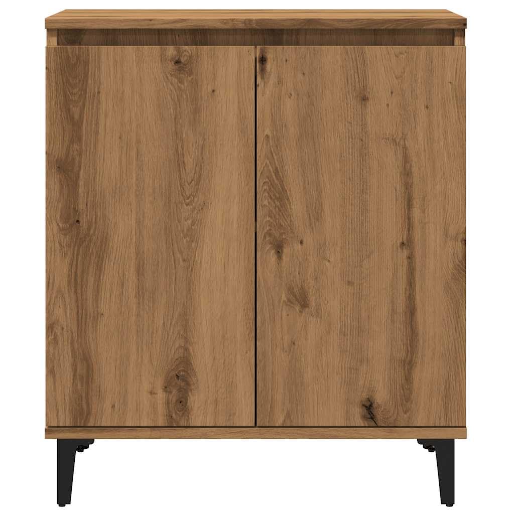 vidaXL Credenza Rovere Artigianale 60x35x70 cm in Legno Multistrato