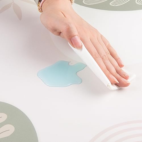 Miniatura 3 de QiyI Alfombrilla grande para mouse, alfombrilla de escritorio extendida para escritorio, alfombrilla de mouse impermeable de piel sintética para