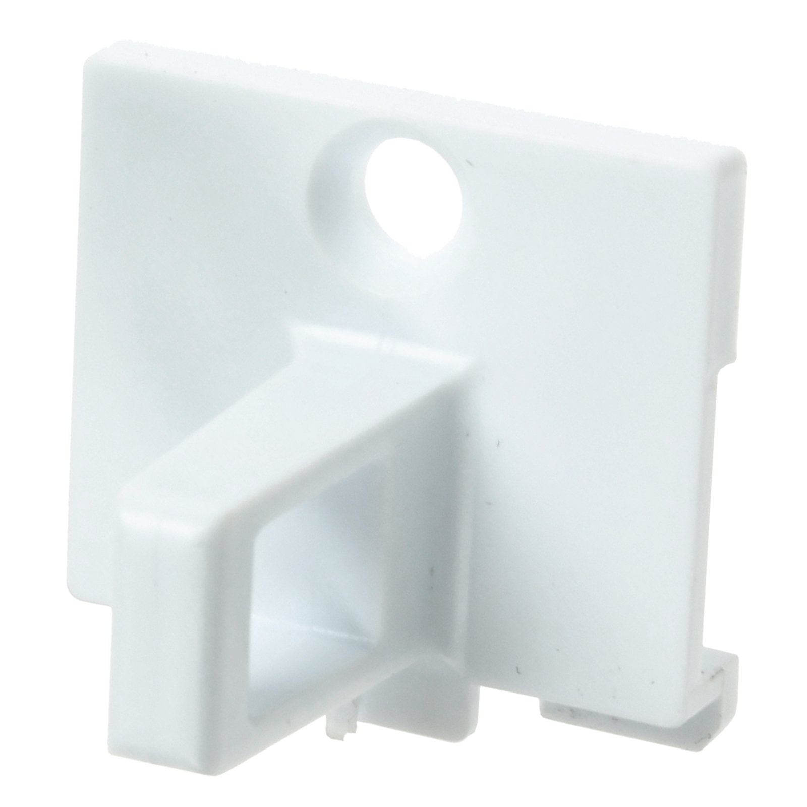 Spares2go White Door Lock/Plastic Catch Hook For Indesit Tumble Dryers (White)