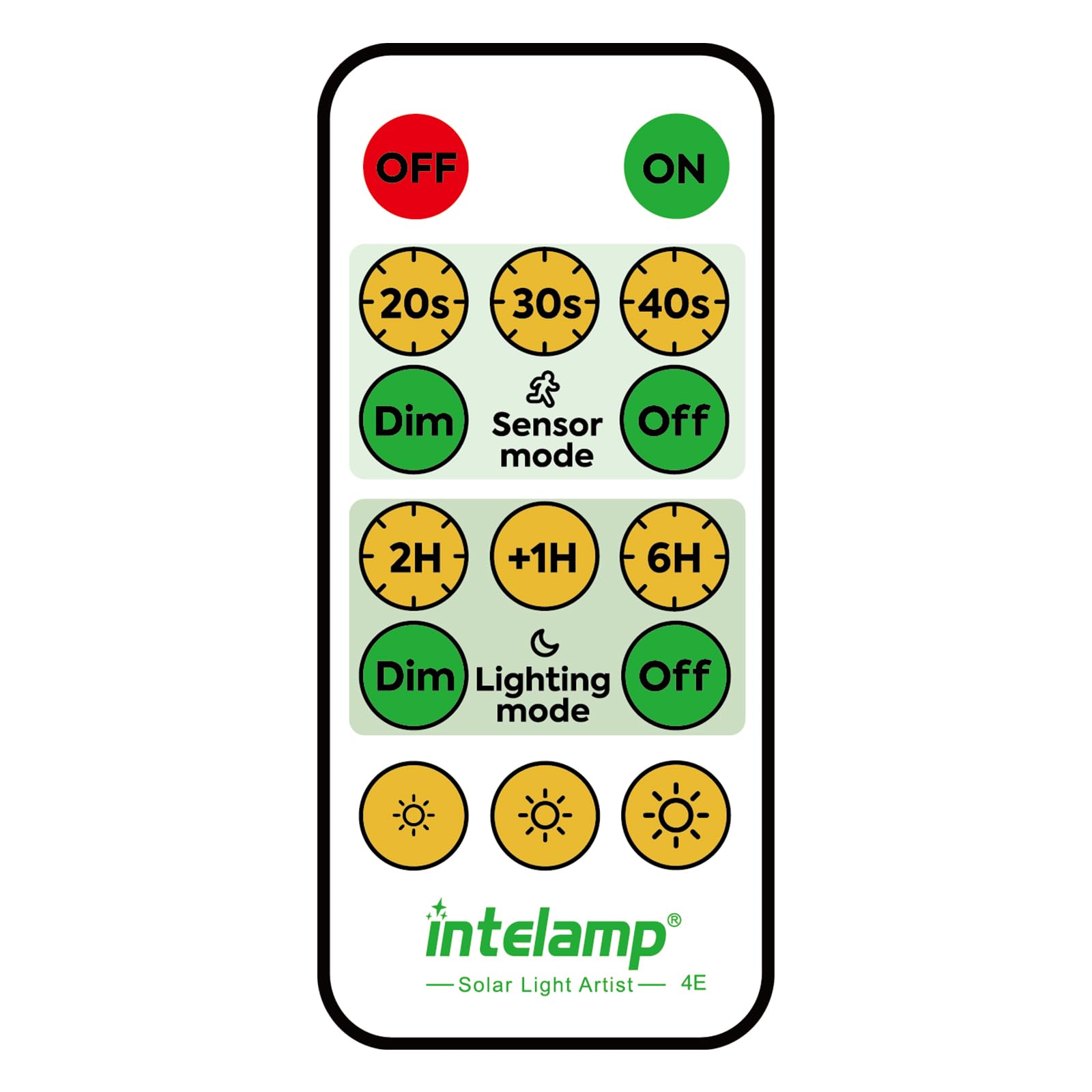 Remote Control for 3 Head Solar Lights