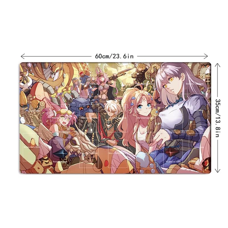 Mlikemat Playmat Marincess TCG CCG OCG Trading Card Play Mat with Zones Mlikemat Playmat Marincess TCG CCG OCG Trading Card Play Mat with Zones
