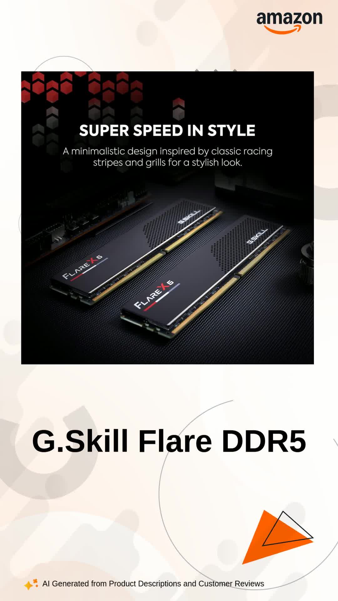 G.SKILL Flare X5シリーズ DDR5 RAM デスクトップコンピュータメモリ G.SKILL Flare X5シリーズ DDR5 RAM デスクトップコンピュータメモリ