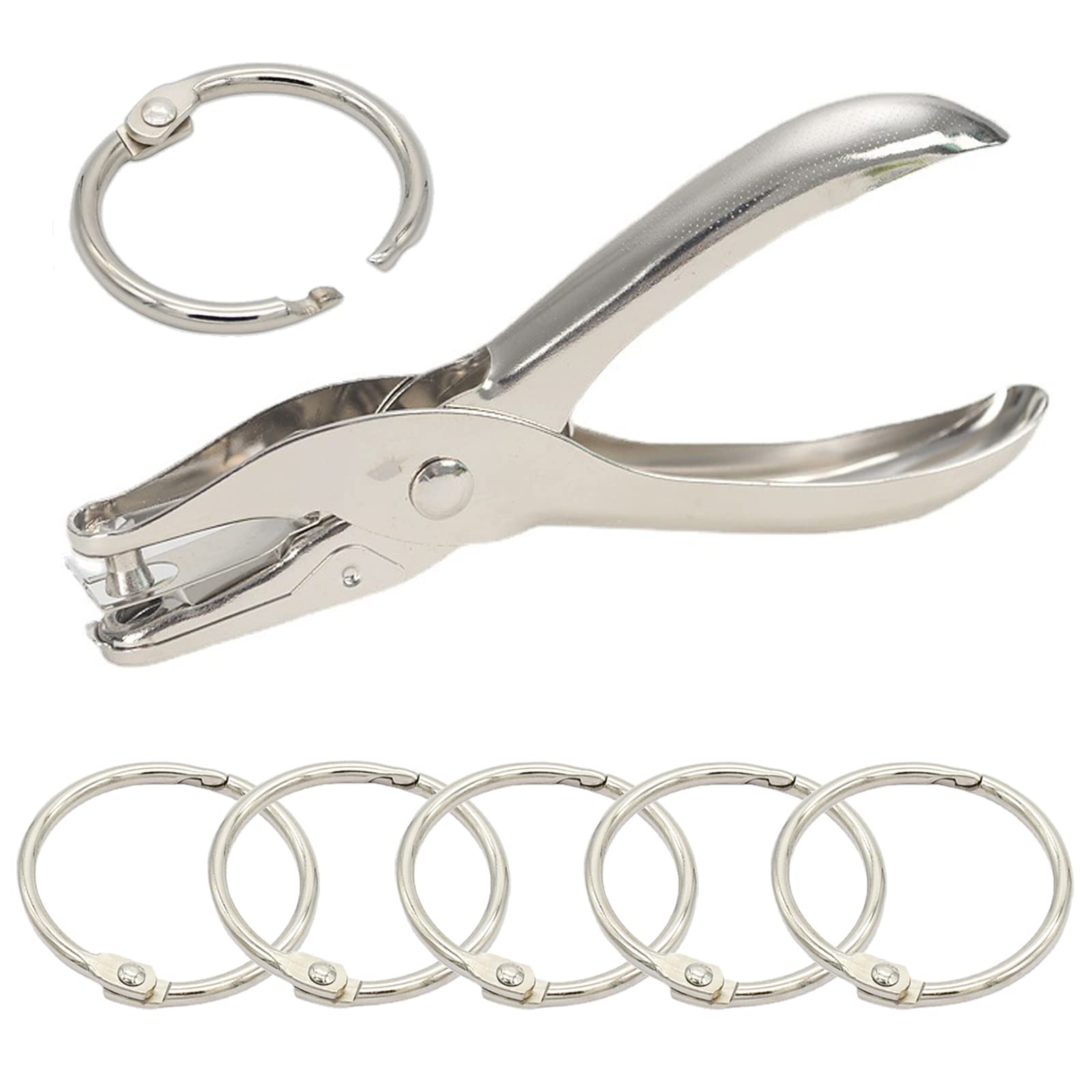 Amazon.co.jp: EUSTACE穴あけパンチ 1穴 6mm ペーパーパンチ 単穴