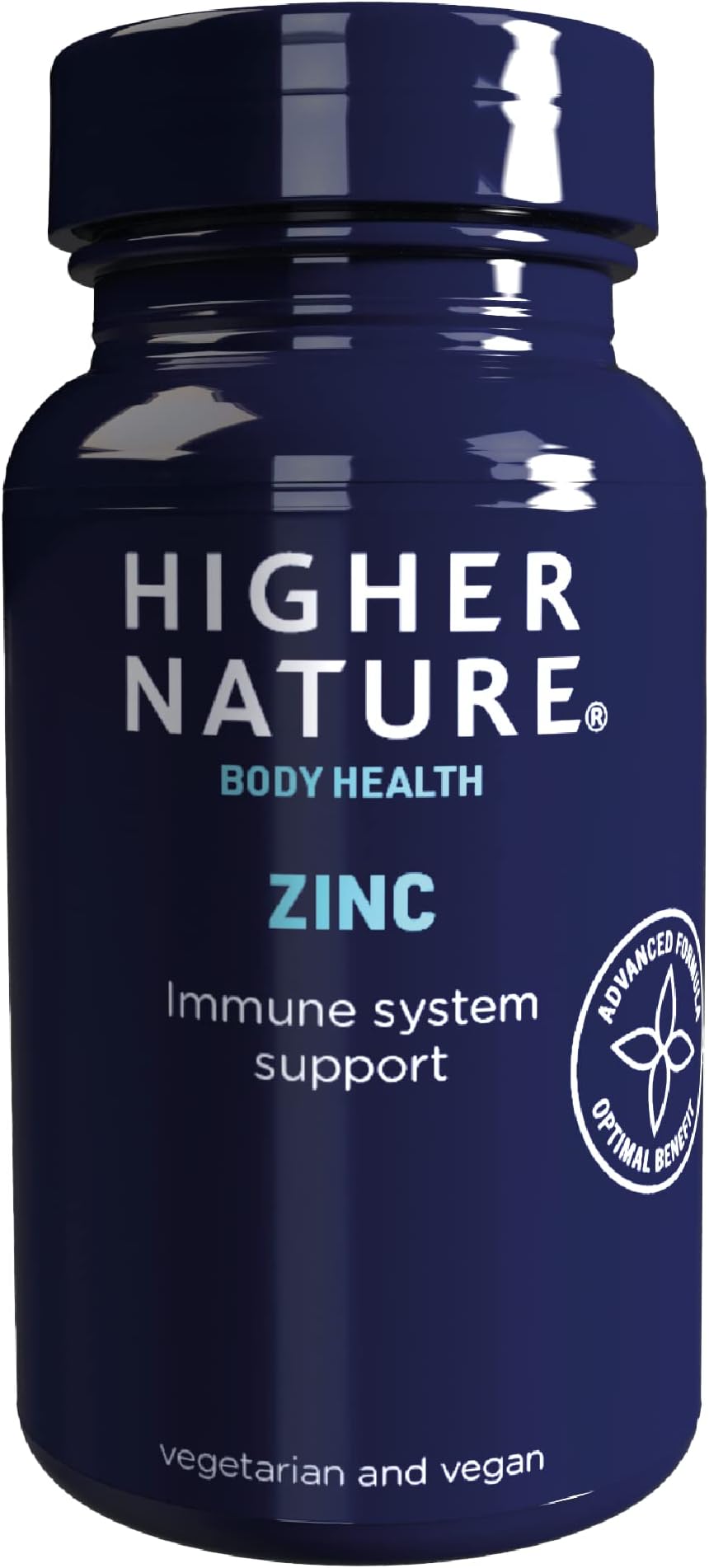 Zinc Supplements - Immune System, Cognitive Function & Fertility Support - Gluten Free - Vegetarian & Vegan - 90 Tablets