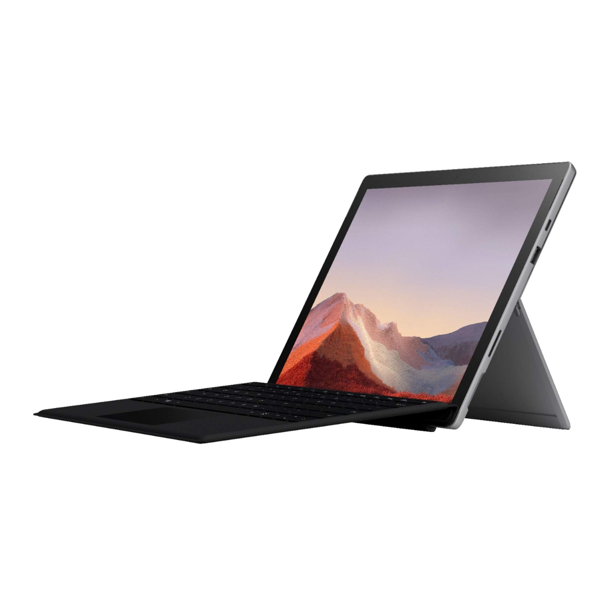 Microsoft Surface Pro 7 Touch Screen Laptop, 12,3 pollici da (2736 x 1824), Intel Core i3-1005G1, 4 GB RAM, SSD da 128 GB, tastiera US QWERTY, Windows 11 Pro (ricondizionato)