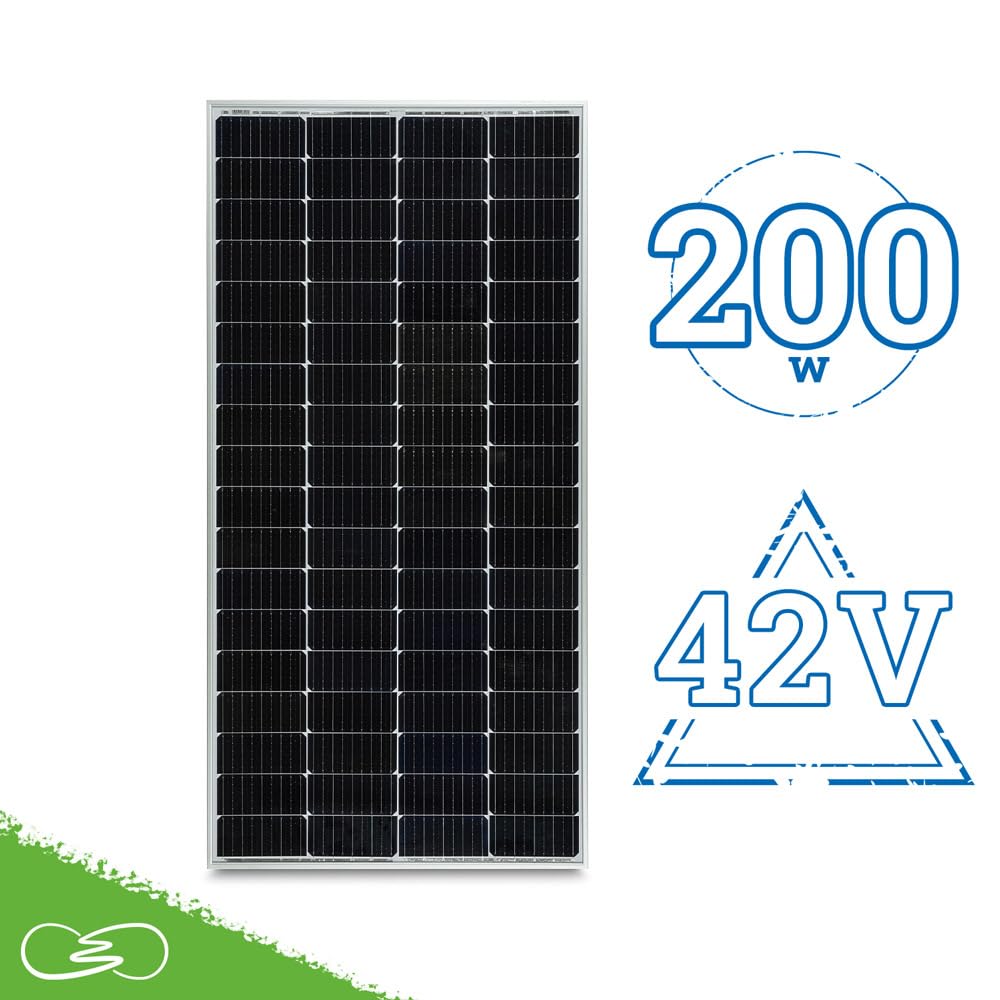 enjoy solar Monokristallines Solarpanel 200W 12V PERC 9BB Solarmodul, ideal für Wohnmobil enjoy solar Monokristallines Solarpanel 200W 12V PERC 9BB Solarmodul, ideal für Wohnmobil