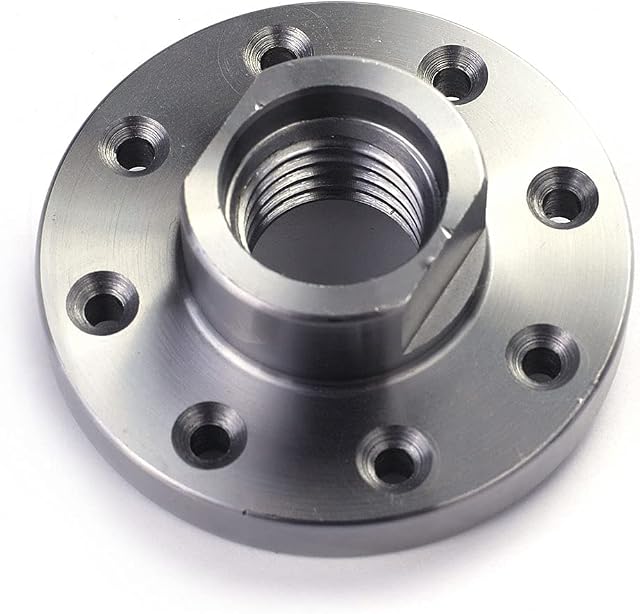 3" Wood Lathe Steel Faceplate Chucks, 1-8TPI Thread Woodworking Accessories Tools