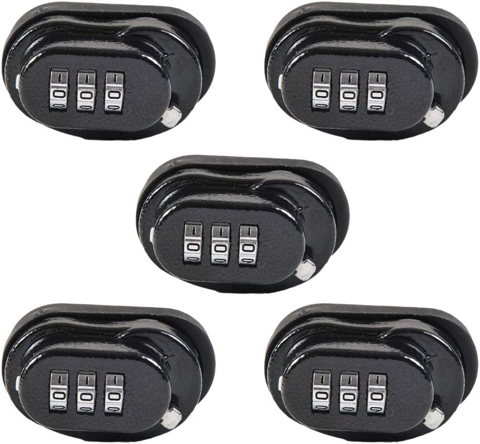 Universal Combination Gun Trigger Lock -Digit Combination Trigger Gun Lock - Fits Pistols Rifles Shotguns,5pcs