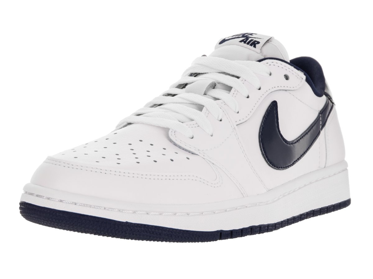 Jordan 1 Retro Low OG 705329 106 White/Midnight Navy Size 10