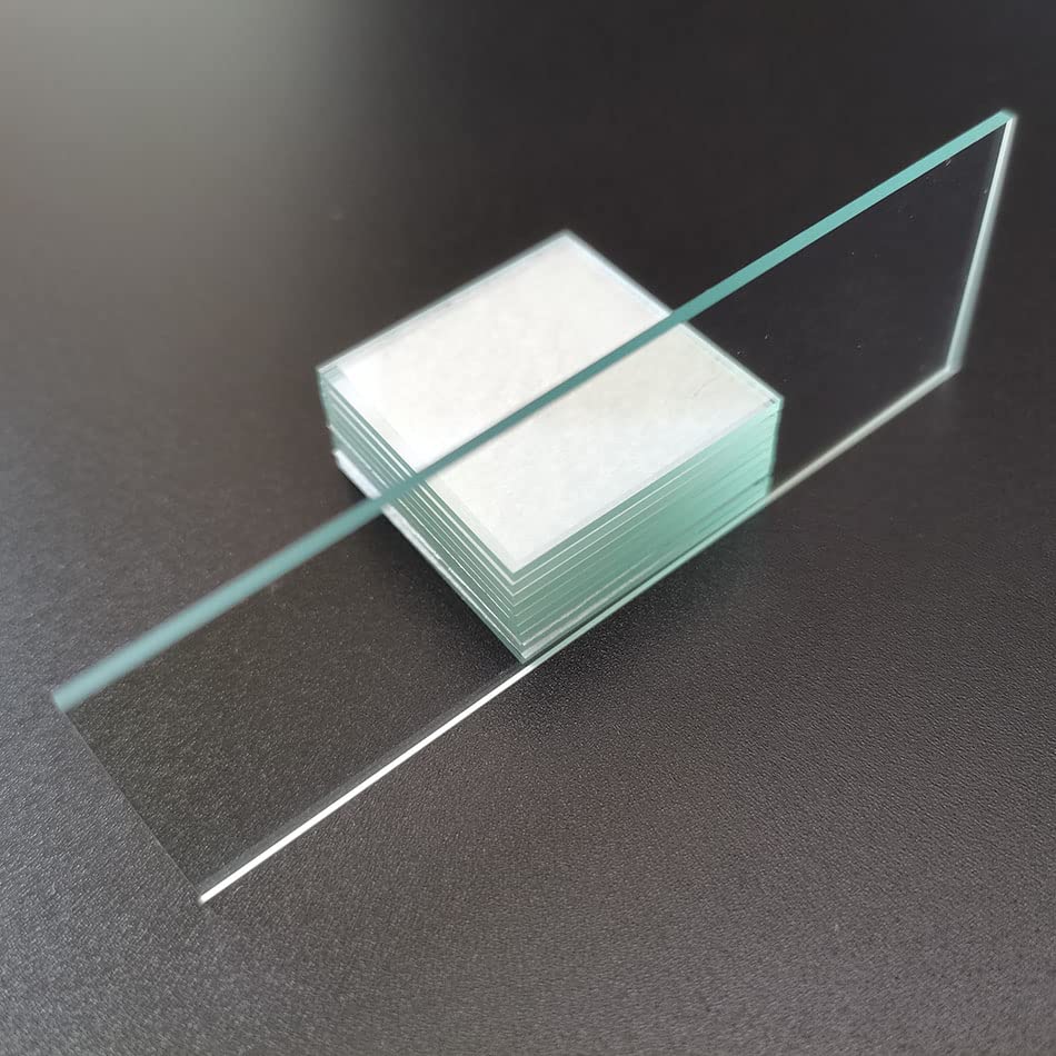 Image of ITO Coated Conductive Glass 25mmx75mm Sheets Cover Slides superconducting Low Resistance <10 ohm /sq (13 Pcs)