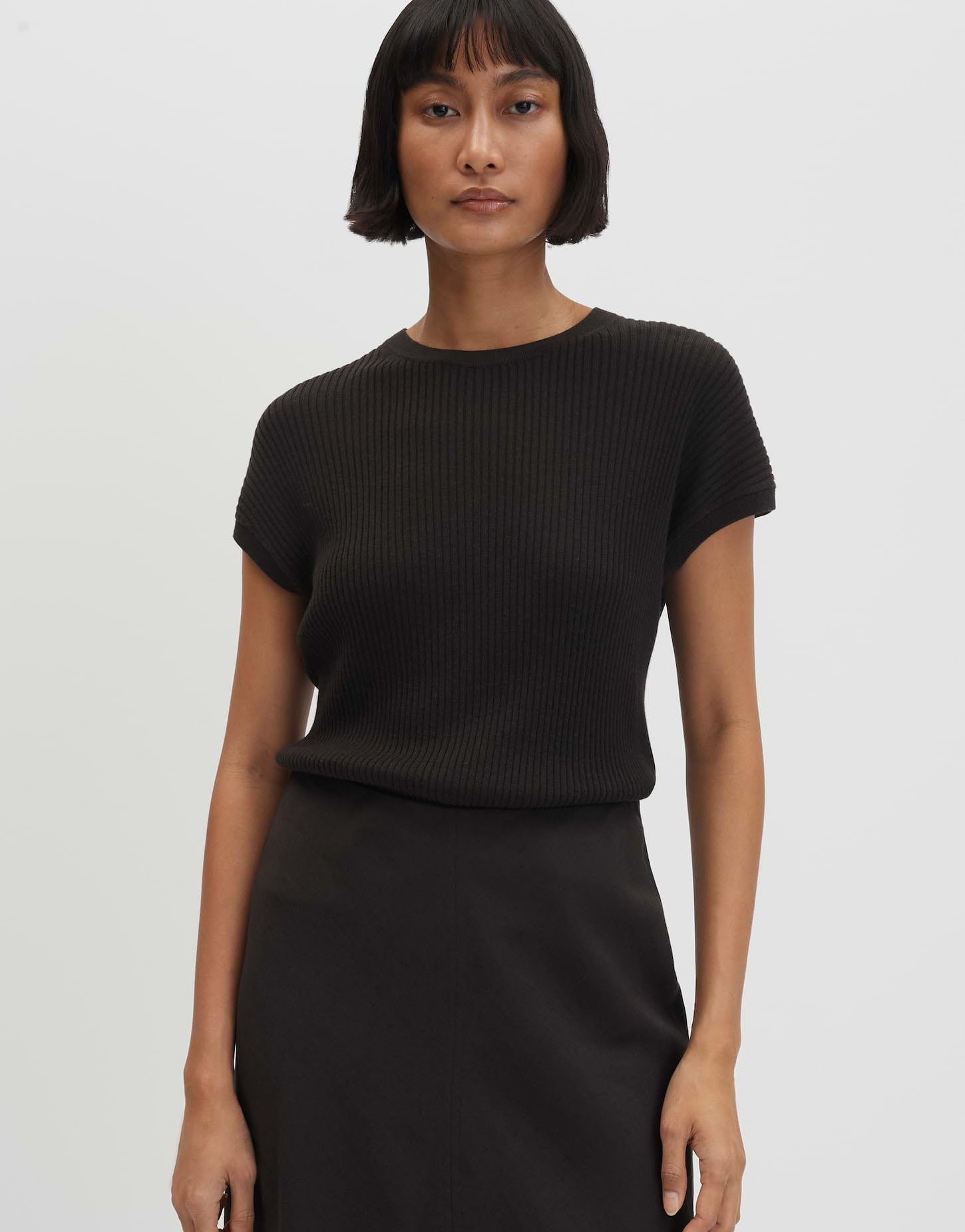 someday Damen Pullover | Sommerliches Stricktop aus Lyocell Leinen Mix Slim Fit