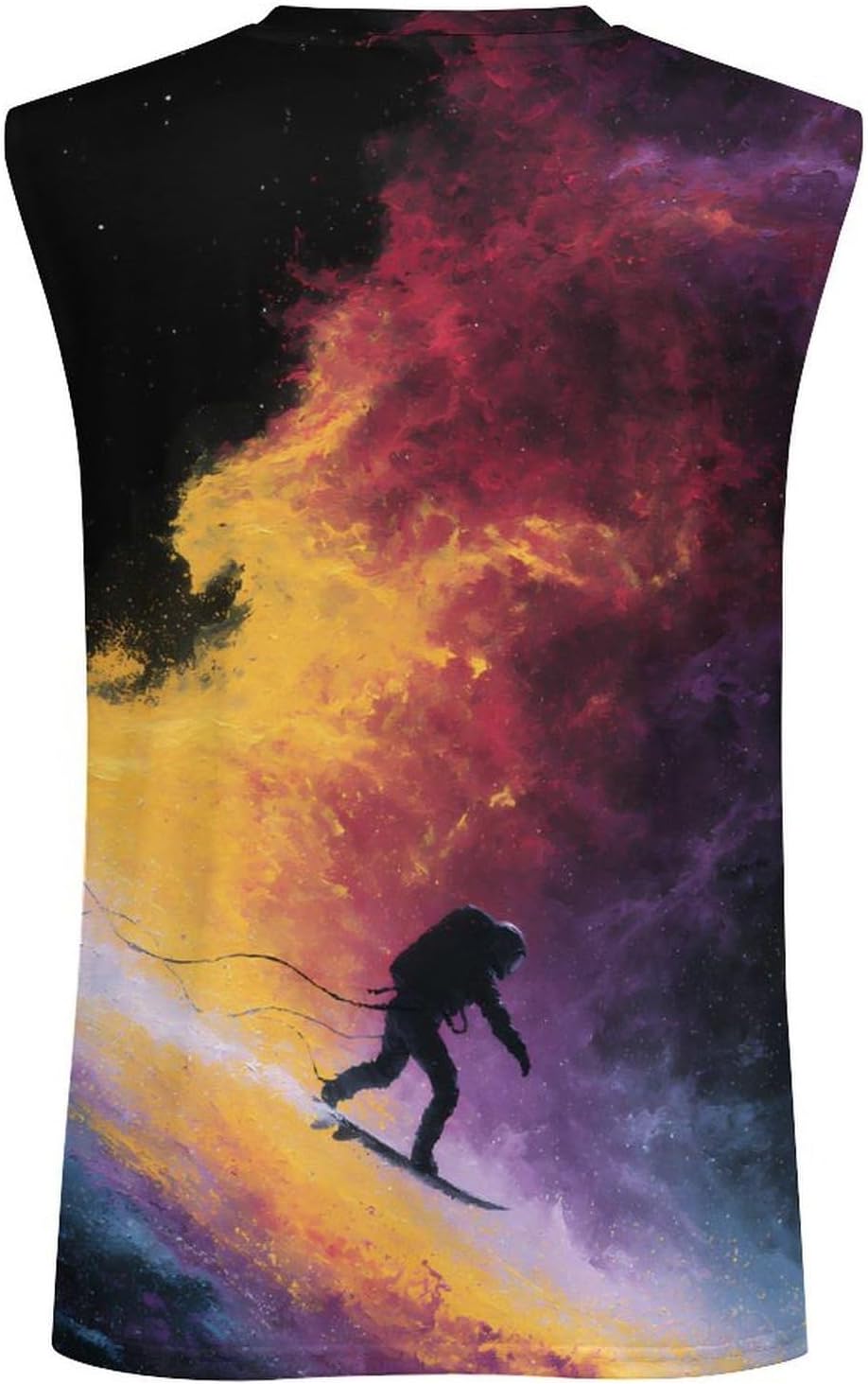 Astronaut Spaces Ski Men's Sleeveless Shirt Small