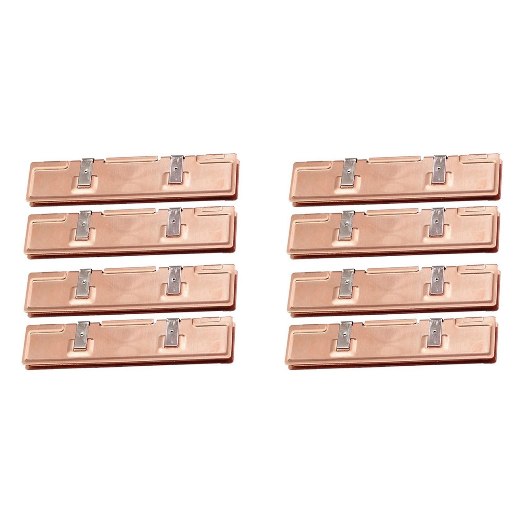 Radiador Disipador de para RAM de Cobre Puro de 8 Piezas para Enfriador de Memoria Ram, Disipador de de RefrigeracióN, Radiador de Memoria de Escritorio DDR2 DDR3 DDR4