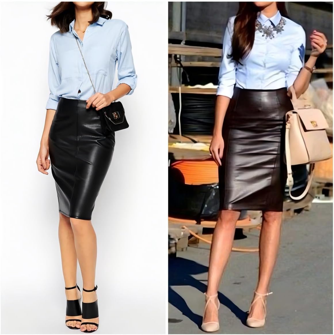 HOTOUCH Women's Button Down Shirts Long Sleeve Dress Shirt Slim Fitted Work Tops Collared Dressy Casual Business Blouses - Image 6