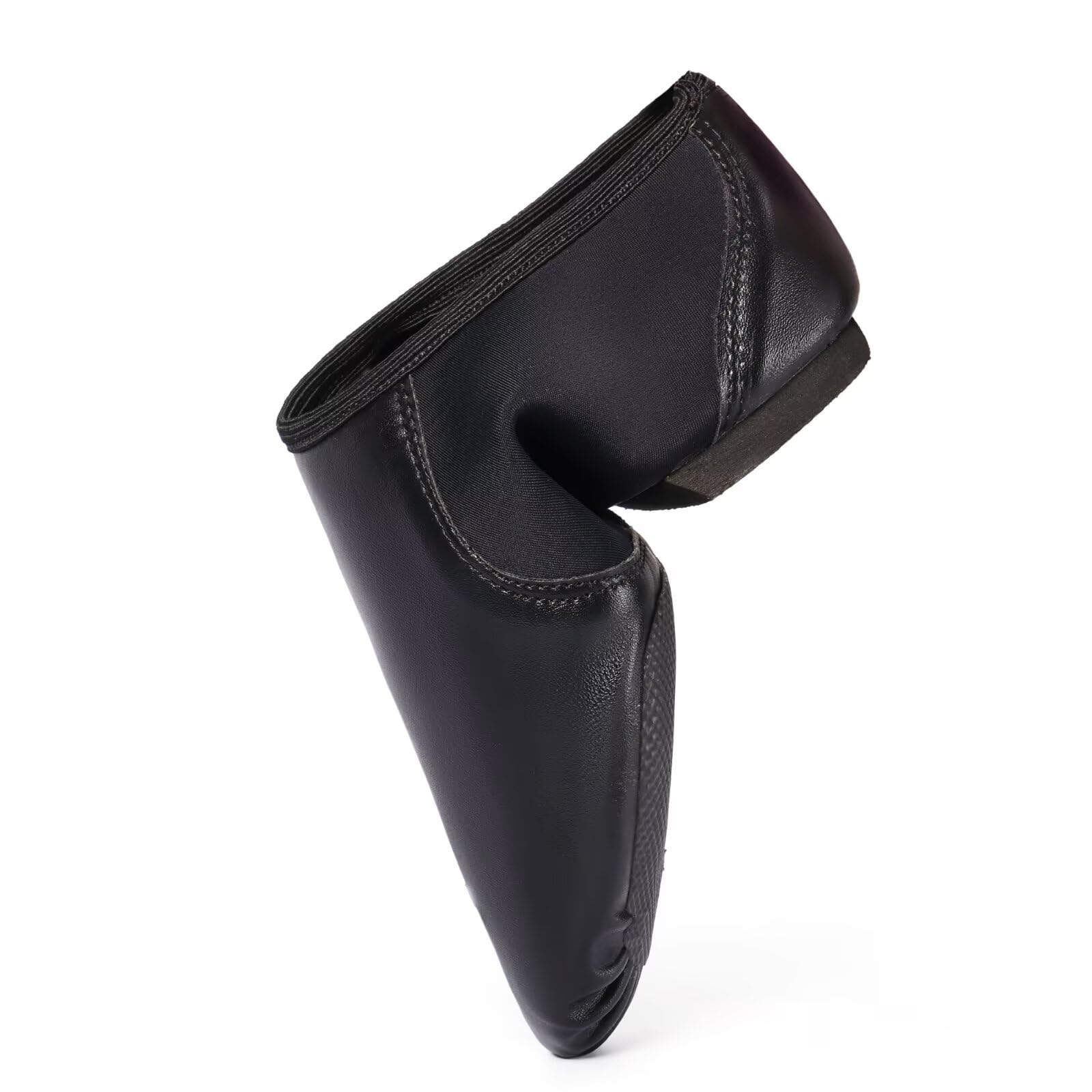 Chaussures de jazz à enfiler en polyuréthane avec semelle fendue pour adultes, hommes, grands enfants