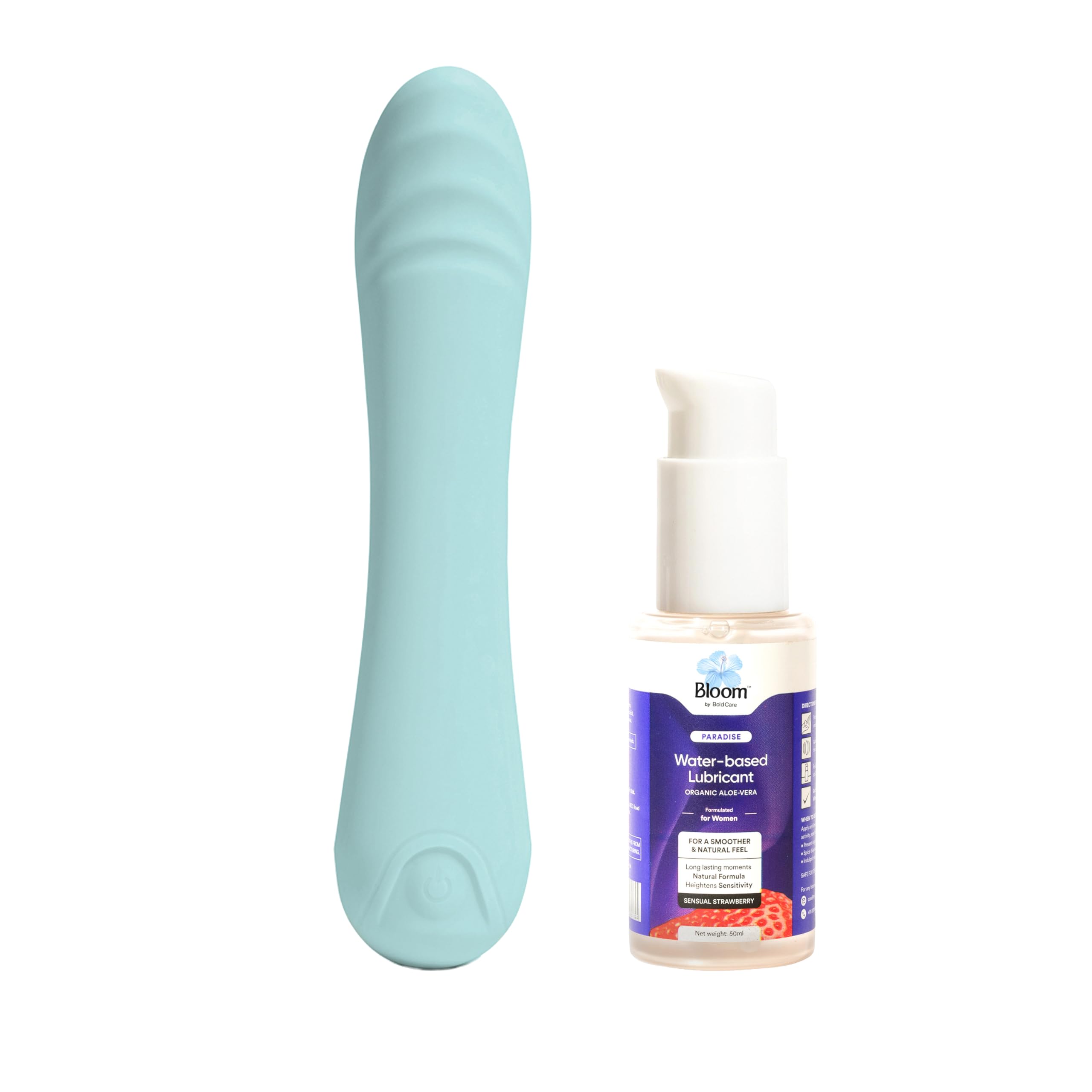 Bloom by Bold Care Relax & Recharge Combo | 1 Full Body Massager (Internal + External) & Massage Gel (50 ml) | For Daily Self-Care & Stress Relief | Supports Muscle Relaxation