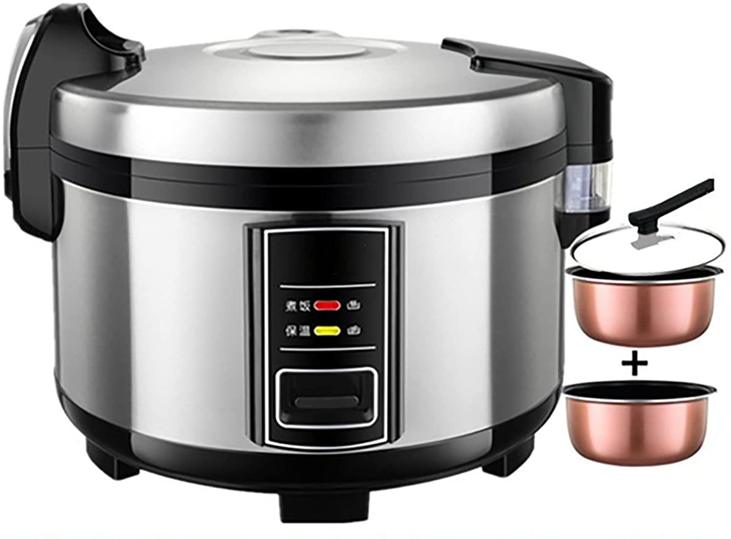 Rice Cooker Commercial Double Liner Rice Cooker Automatic Insulation for Hotels Restaurants Canteens Schools 13L