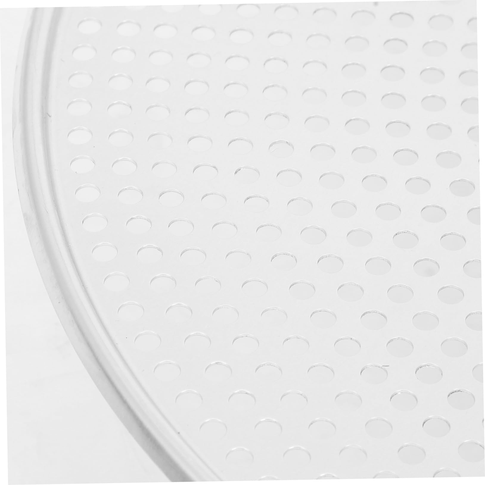 NUOBESTY Pizzablech 40cm Durchmesser mit Antihaftbeschichtung aus Aluminium Rundes und Perforierter Oberfläche für Hausgebrauch und Kaffeehäuser