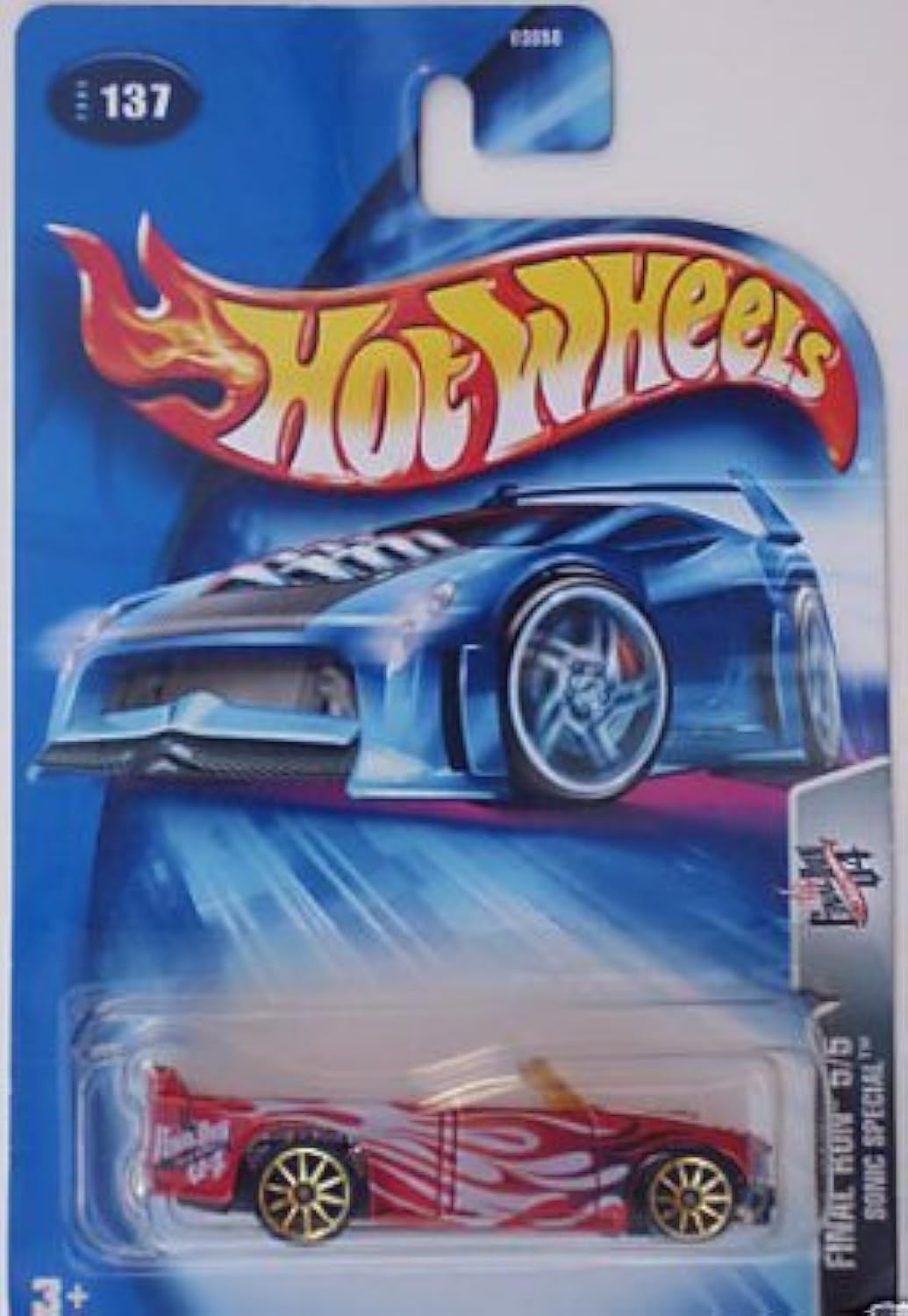 Hot Wheels Final Run 2004 Sonic Special 5/5 RED #137 1:64 Scale