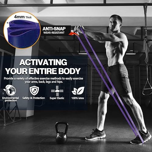 Miniatura 2 de Banda de asistencia para dominadas  Banda de resistencia para estiramiento, entrenamiento resistente, bandas de fitness, bandas de resistencia