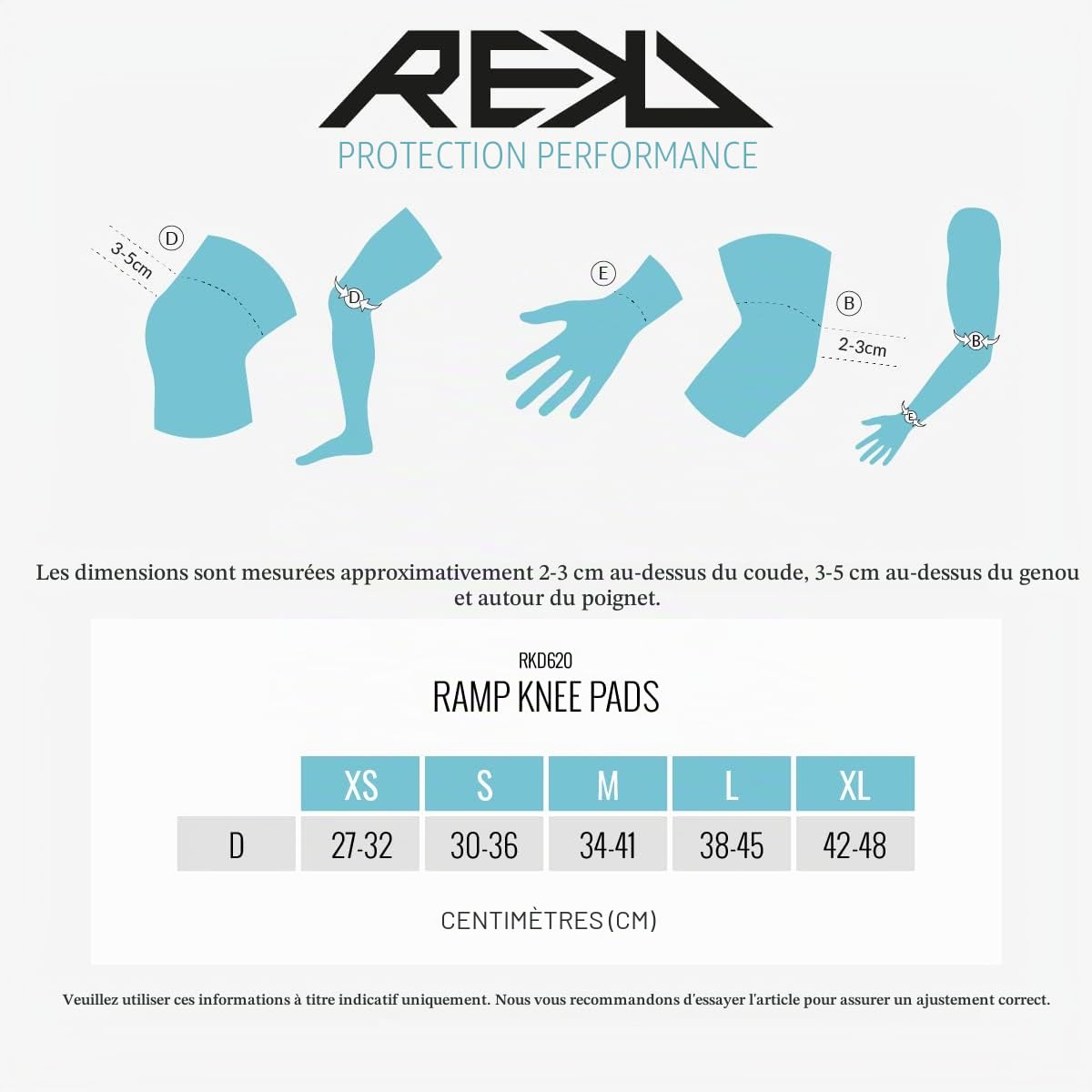 Rekd Rkd620 Genouillère Mixte Adulte