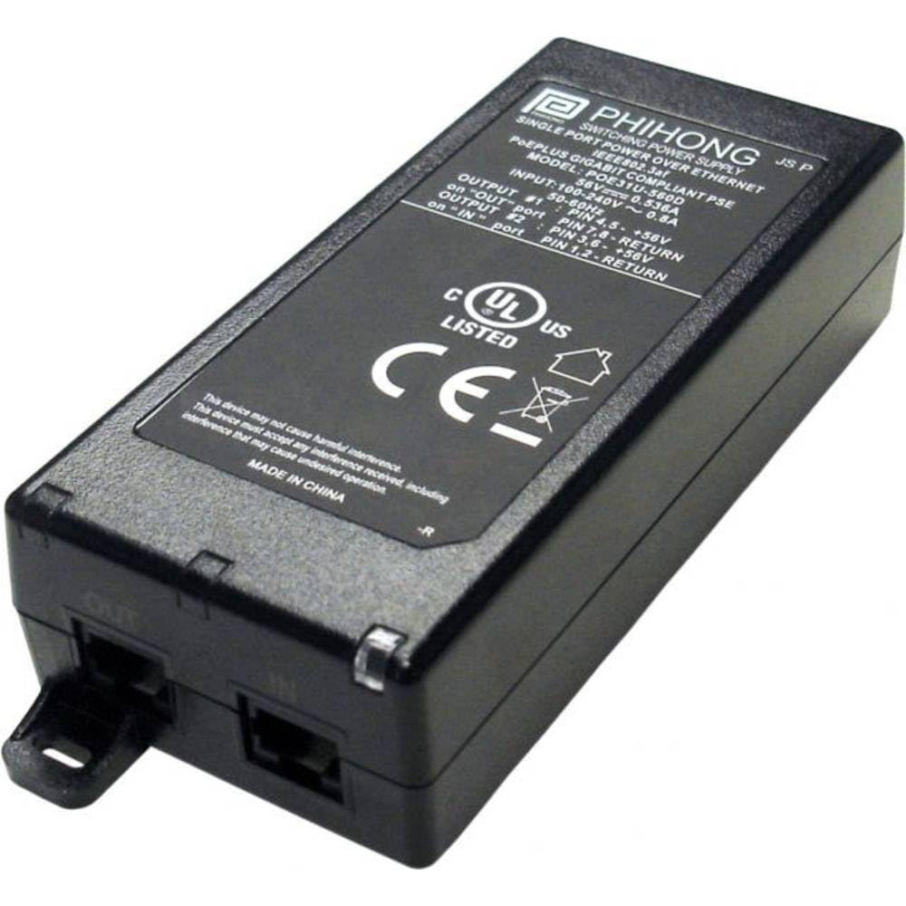 Phihong POE60U-1BTE PoE wtryskiwacz IEEE 802.3af (12,95 W)