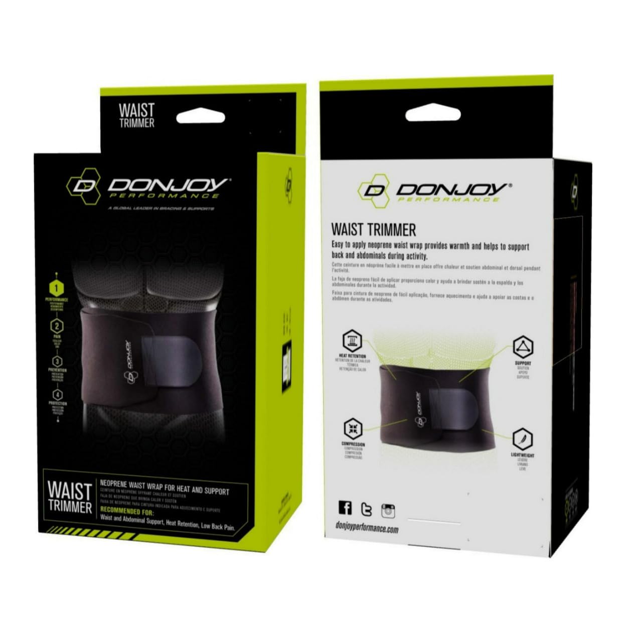 Amazon.com: DonJoy Performance Waist Trimmer : Health  display picture 1
