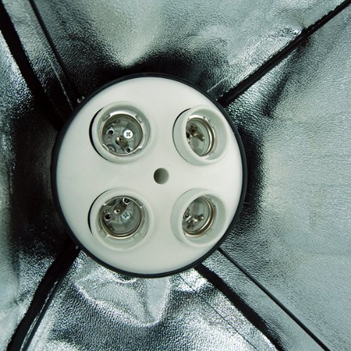 Ephoto Honeycomb Grid Photography Video Softbox 2400 Watt Boom Hair Lighting Kit & 10 X 12 Black Muslin Background Stand Set Hgd2-1012B #TOP7