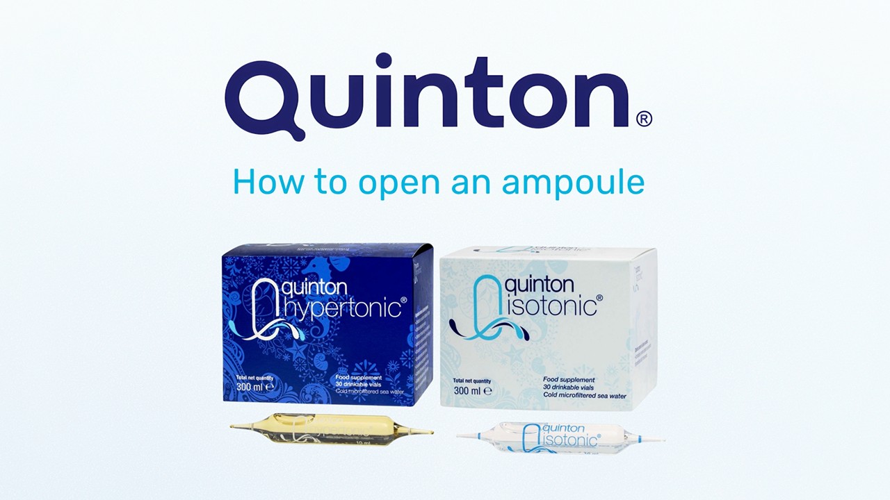 Quinton Electrolyte Mineral Supplement – Natural Liquid Ampoules