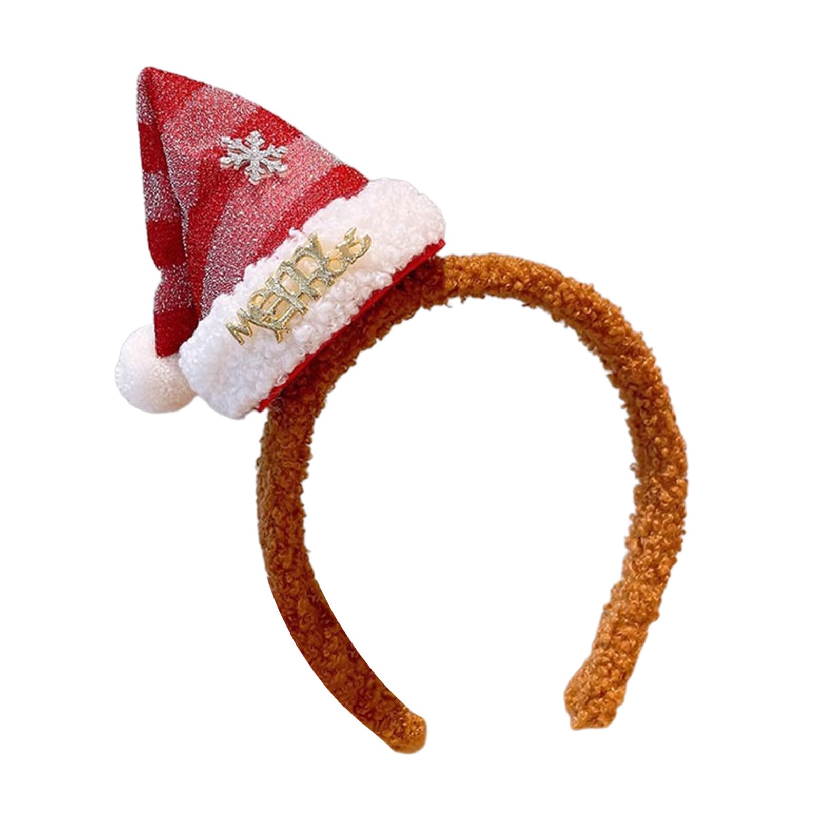 Tsophreniq Christmas Hair Clip Santa Hat Headband Women Girl Bowknot Hairpin Cosplay Headwear for Kids Party Holiday Party Decor Holiday Headband