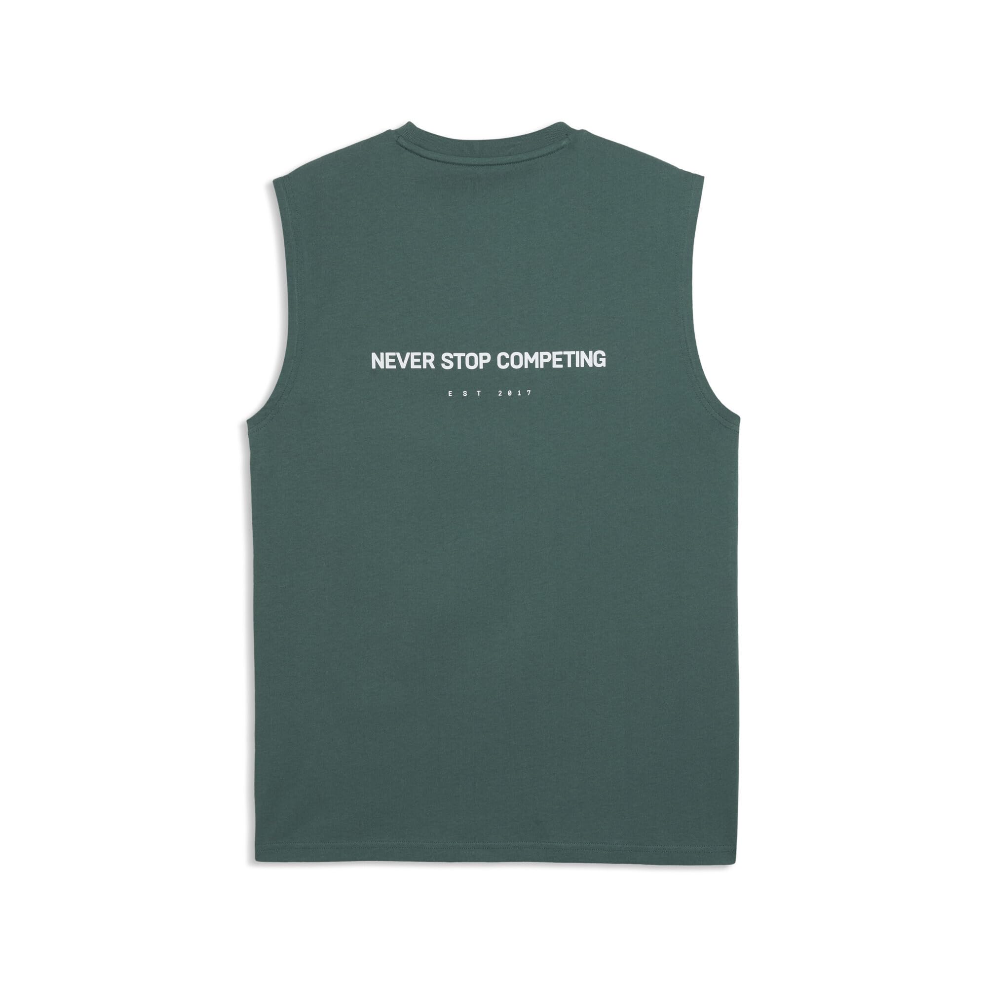 PUMA Canotta x HYROX Cut-off da Uomo XS, Herb Garden Green