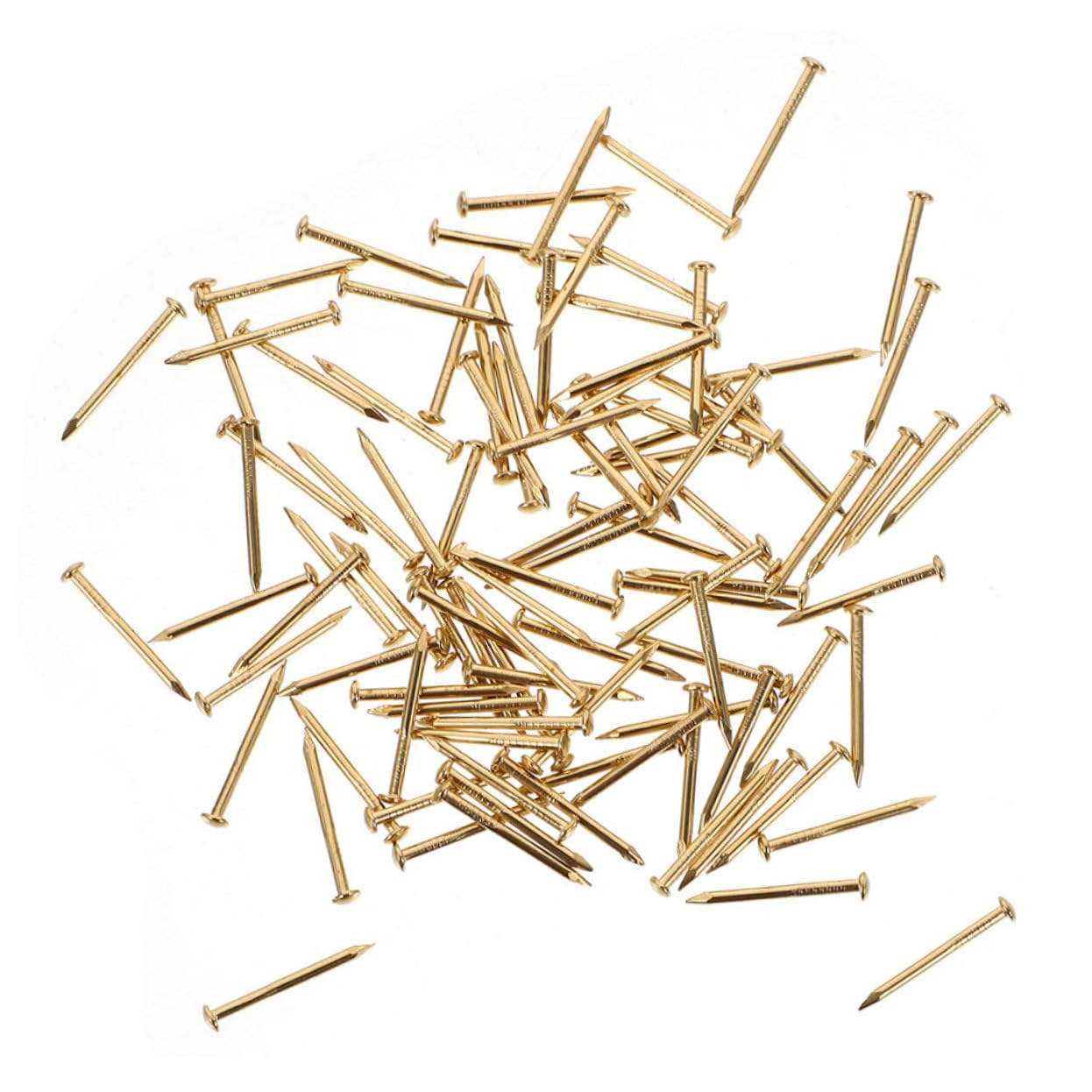 UKCOCO 1000pezzi Chiodi Rame Chiodi Per Fissaggio Rame Per Progetti Di Falegnameria e Decorazione Alta Durezza Penetrante Per Appendere Foto e Riparare Mobili Design Semplice e Linee